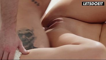 Blonde Gets Fucked Doggy Style as He Grips Her Ass Hard